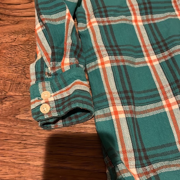 GAP Kids Plaid Flannel Shirt size XS (4,5) - Picture 4 of 5